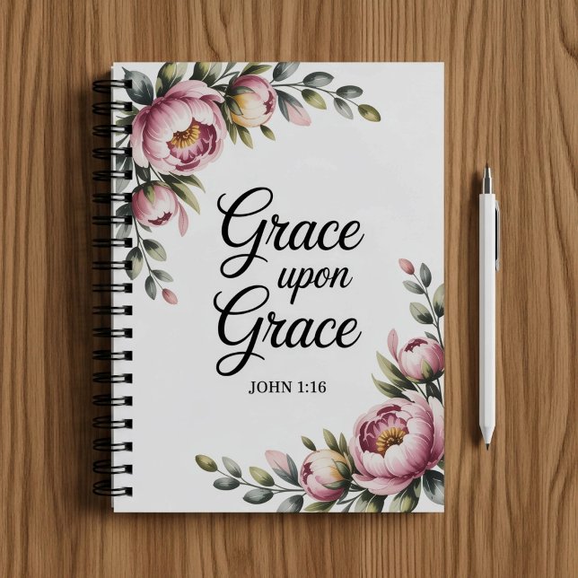 Grace upon grace. Christian faith notebook  (Creator Uploaded)