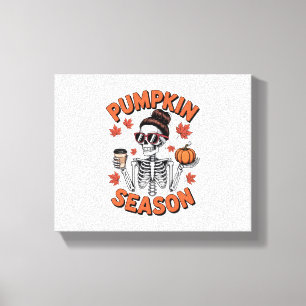 Grace Upon Grace Fall Pumpkin Canvas Print