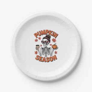 Grace Upon Grace Fall Pumpkin Paper Plate