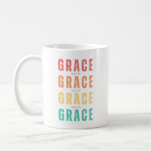 Grace Upon Grace, Rainbow Faith Mug, Christian