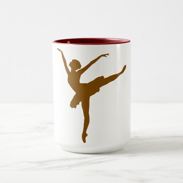 Graceful Ballerina Coffee Mug (Center)