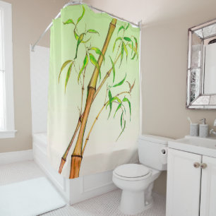 Graceful Bamboo Shower Curtain