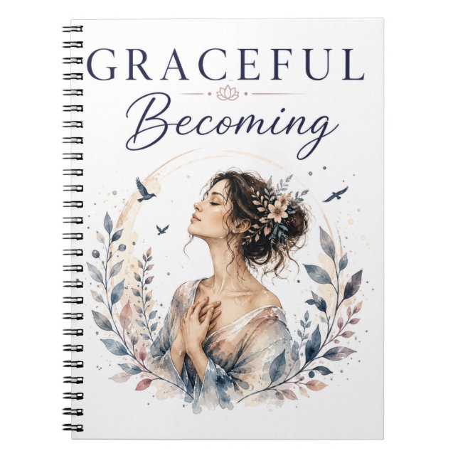 Graceful Becoming | Personal Growth Notebook (Front)