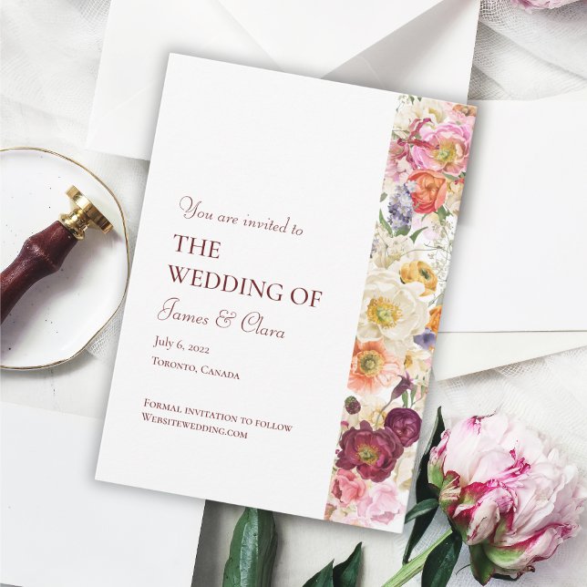 GRACEFUL Blooms Wedding Invitation 002 (Creator Uploaded)