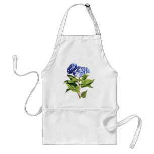 Graceful Blue Hydrangea Standard Apron