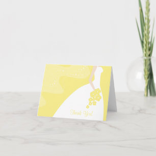Graceful Bride Thank You Note Card
