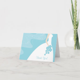 Graceful Bride Thank You Note Card