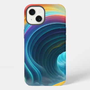 Graceful Bright Rainbow Waterfall iPhone 13 Case