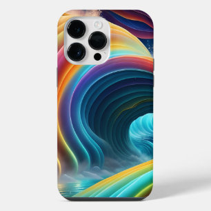 Graceful Bright Rainbow Waterfall iPhone 14 Pro Max Case