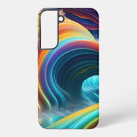 Graceful Bright Rainbow Waterfall