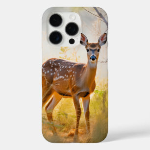 Graceful Deer in the Forest Nature Design iPhone 16 Pro Case