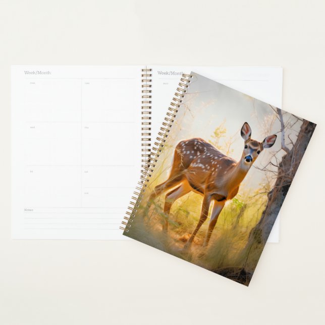Graceful Deer in the Forest Nature Design Planner (Display)