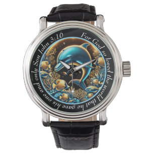 Graceful Dolphin Timepiece Ocean Faith Watch