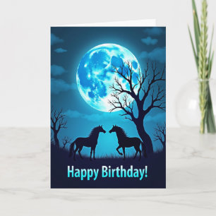 Graceful Equine Birthday Card