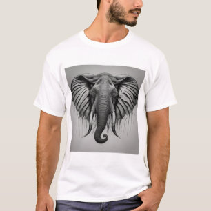 "Graceful Giants: Majestic Elephant" T-Shirt