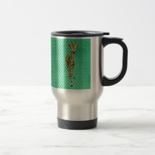 Graceful Giraffe Pokadot Travel Mug