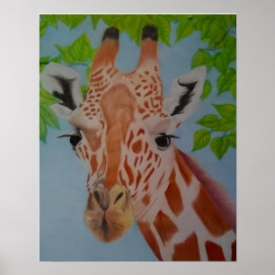 Graceful Giraffe Poster