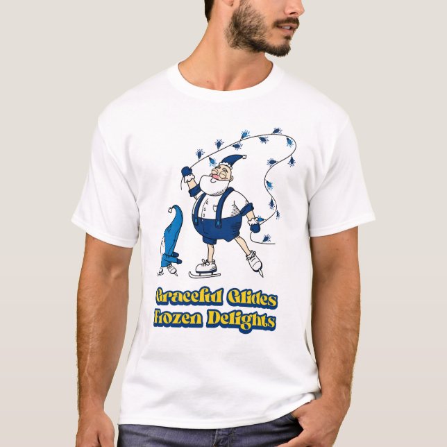 Graceful Glides, Frozen Delights T-Shirt (Front)