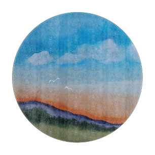 Graceful Gloing Hills Cutting Board