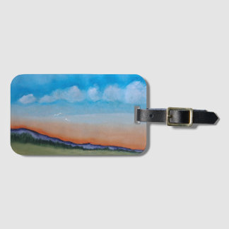 Graceful Glowing Sunset Hills Luggage Tag