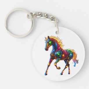 Graceful Horse Key Ring