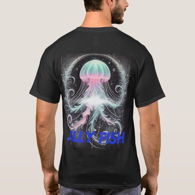 Graceful Jellyfish Harmony T-Shirt (Back)