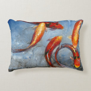 Graceful Koi I Decorative Cushion