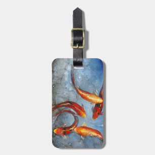Graceful Koi I Luggage Tag