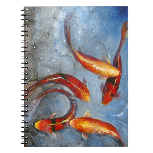 Graceful Koi I Notebook (Front)