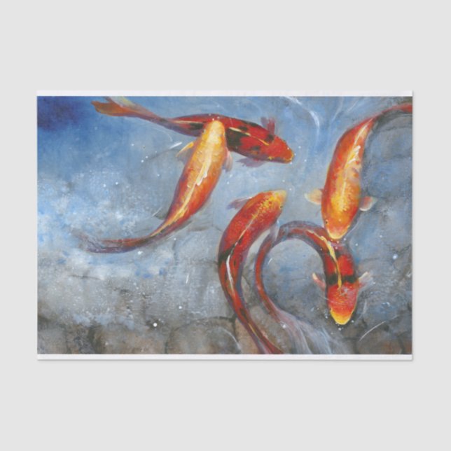 Graceful Koi I Tissue Paper (Front)