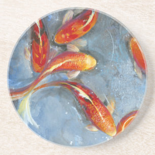 Graceful Koi II Coaster