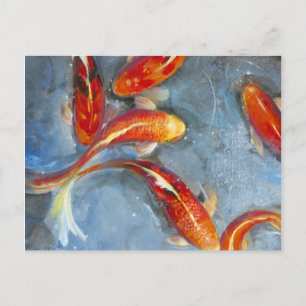 Graceful Koi II Postcard