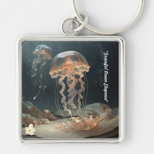 "Graceful Ocean Elegance" Key Ring