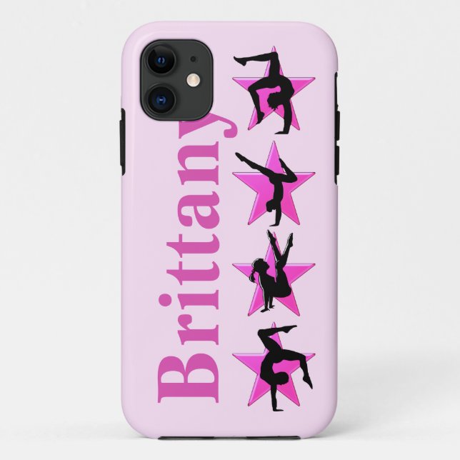 GRACEFUL PERSONALIZED GYMNASTICS IPHONE CASE (Back)
