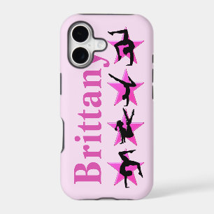 GRACEFUL PERSONALIZED GYMNASTICS IPHONE CASE