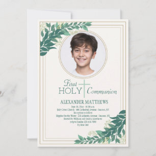 Graceful Photo Religious Invitation