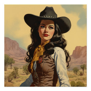 Graceful Rides of Romance: Wild West Whispers Poster