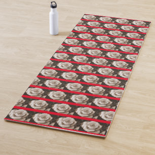 Graceful Rose Yoga Mat