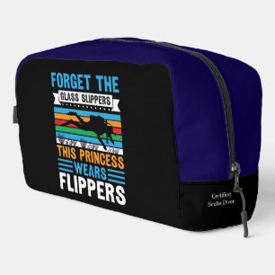 Graceful Scuba Diver in Underwater Bliss Dopp Kit