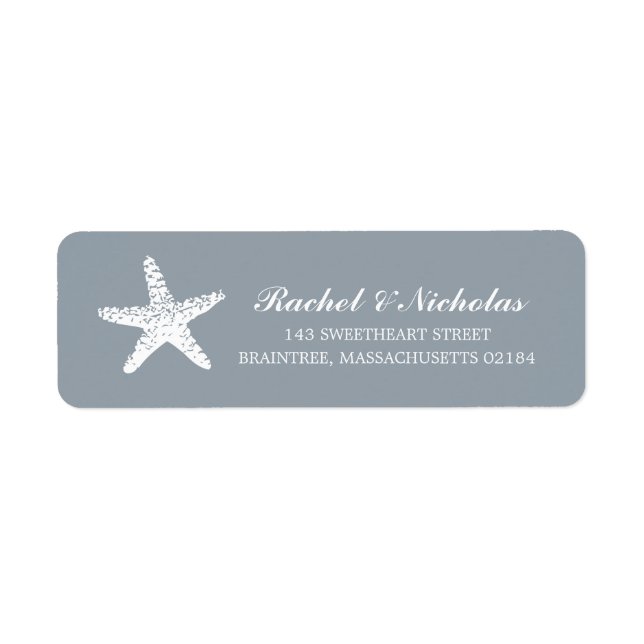 Graceful Starfish | Return Address (Front)