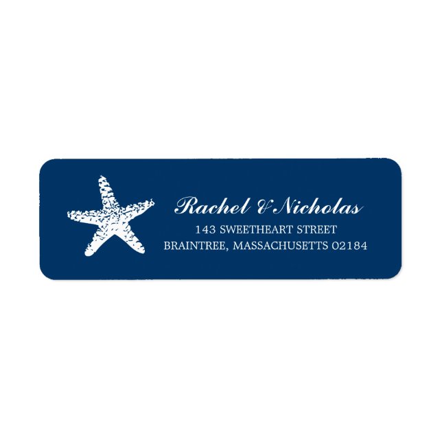Graceful Starfish | Return Address (Front)