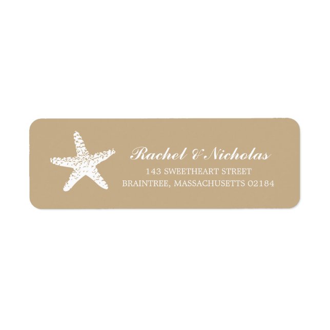Graceful Starfish | Return Address (Front)