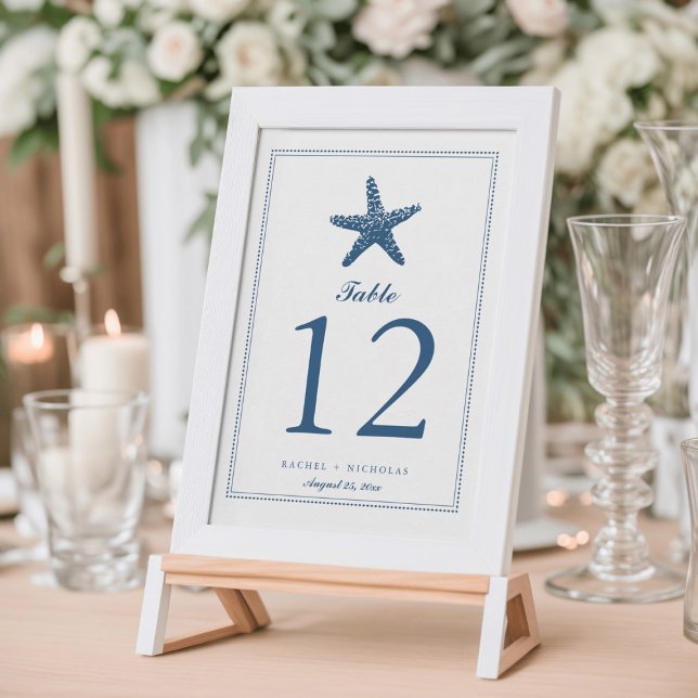 Graceful Starfish | Table Number (Creator Uploaded)