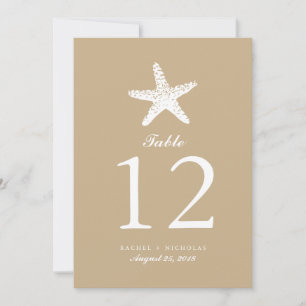 Graceful Starfish   Table Number