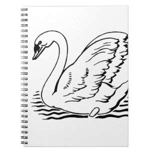 Graceful Swan Notebook