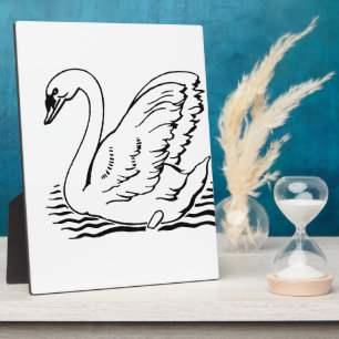 Graceful Swan Plaque