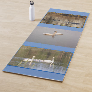 Graceful Swans Yoga Mat