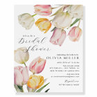 Graceful Tulips Bridal Shower Invitation