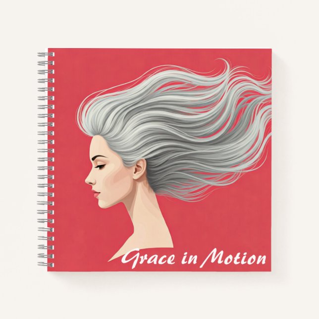 Graceful Waves  Notebook (Front)