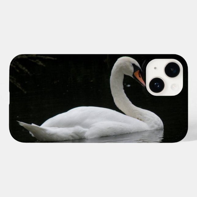 Graceful White Swan Case-Mate iPhone Case (Back (Horizontal))